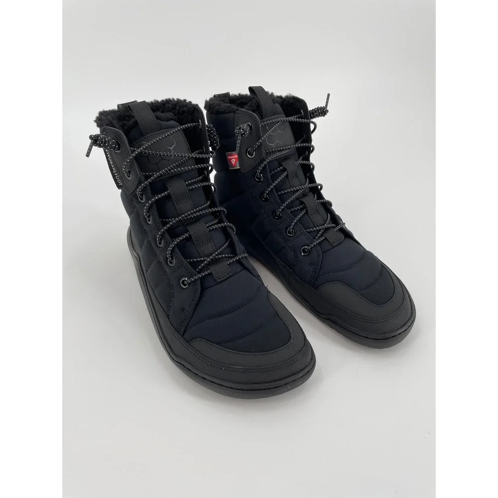Vivobarefoot Gobi Hiber Winter Boot PrimaLoft Insulated Obsidian Black 38 NIB